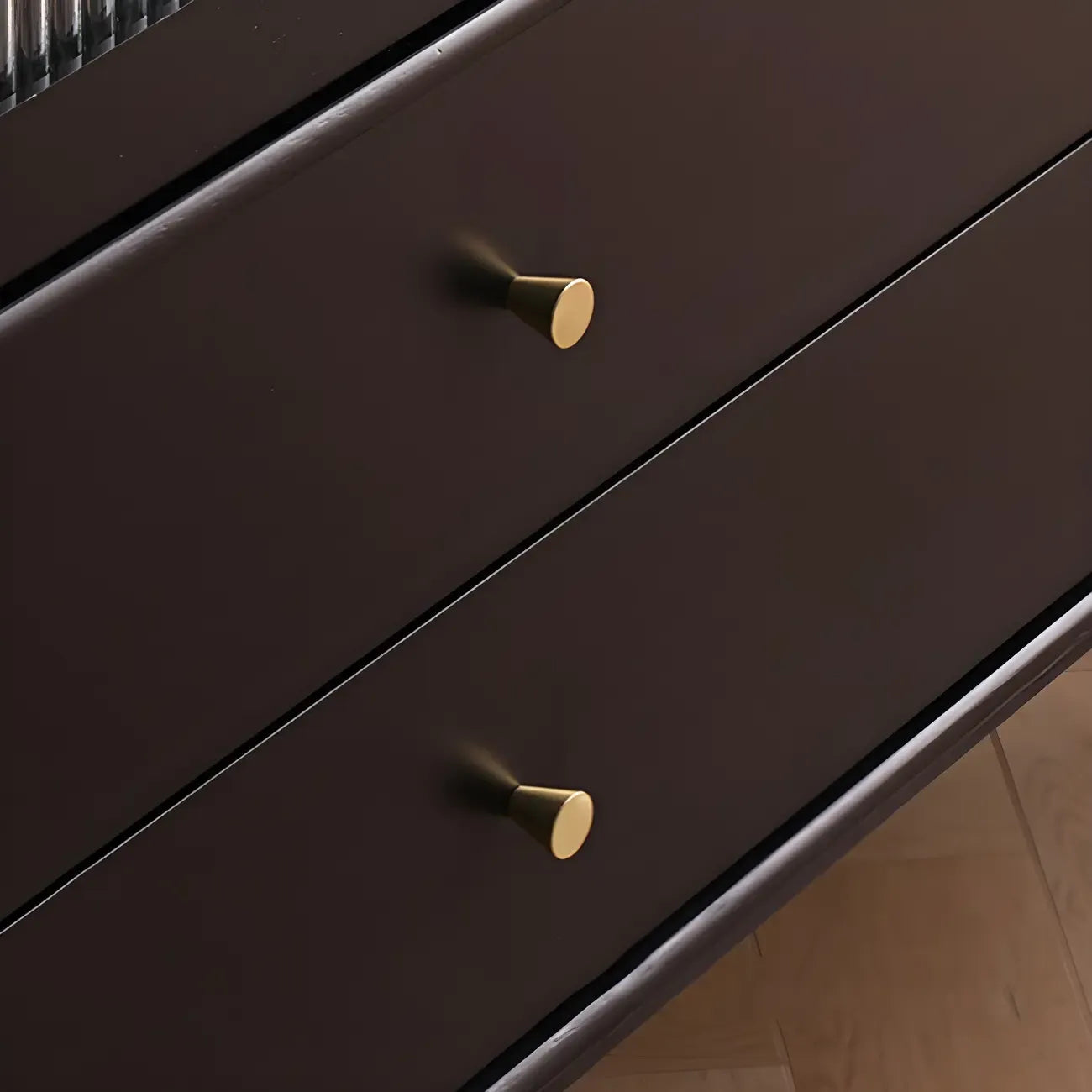 Modern Black Freestanding Wine Rack Large Storage for Living Bar