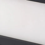 Black Rectangular Solar LED Outdoor Post Lights