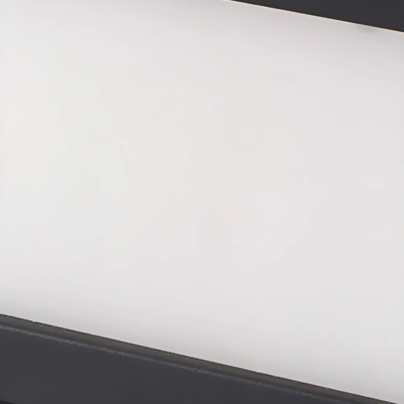 Black Rectangular Solar LED Outdoor Post Lights