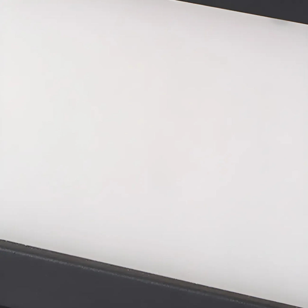 Black Rectangular Solar LED Outdoor Post Lights