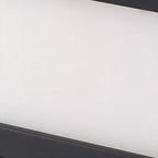 Black Rectangular Solar LED Outdoor Post Lights