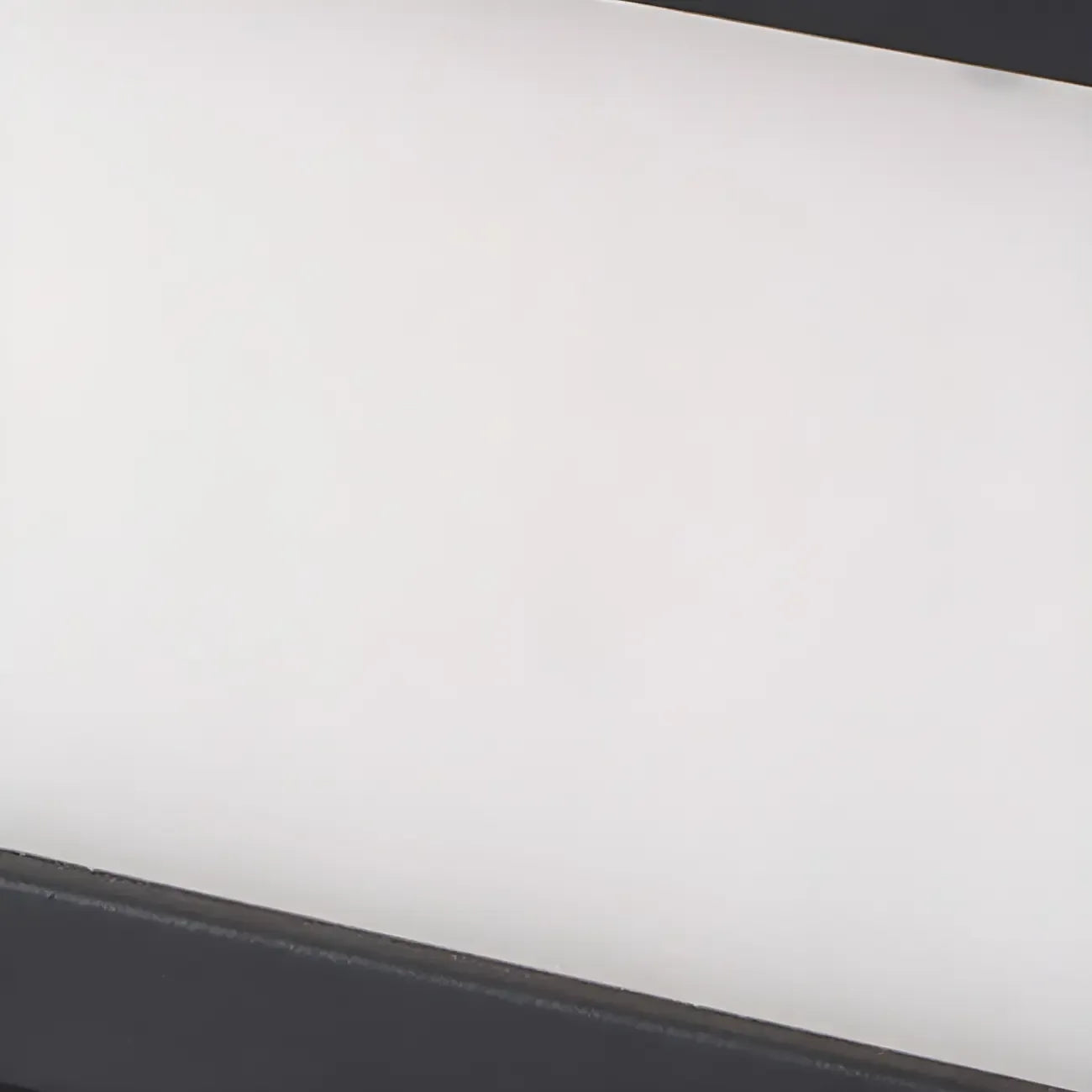 Black Rectangular Solar LED Outdoor Post Lights