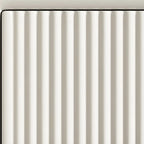 Morandi Narrow Open Back Leather Wood Nightstand