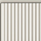 Morandi Narrow Open Back Leather Wood Nightstand